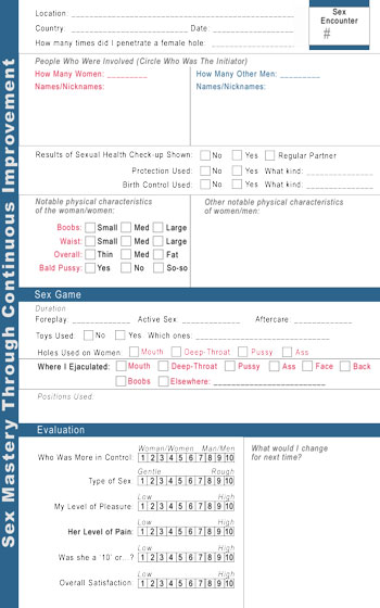 Sex Logbook &Amp; Journal For Men 5 Sex Logbook &Amp; Journal For Men